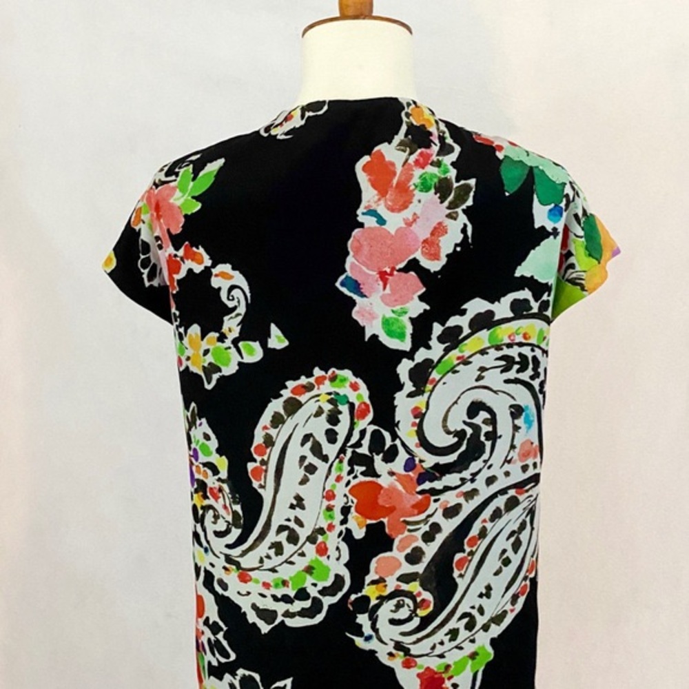 Lauren Ralph Lauren Paisley Pattern Shift Dress - Picture 8 of 10